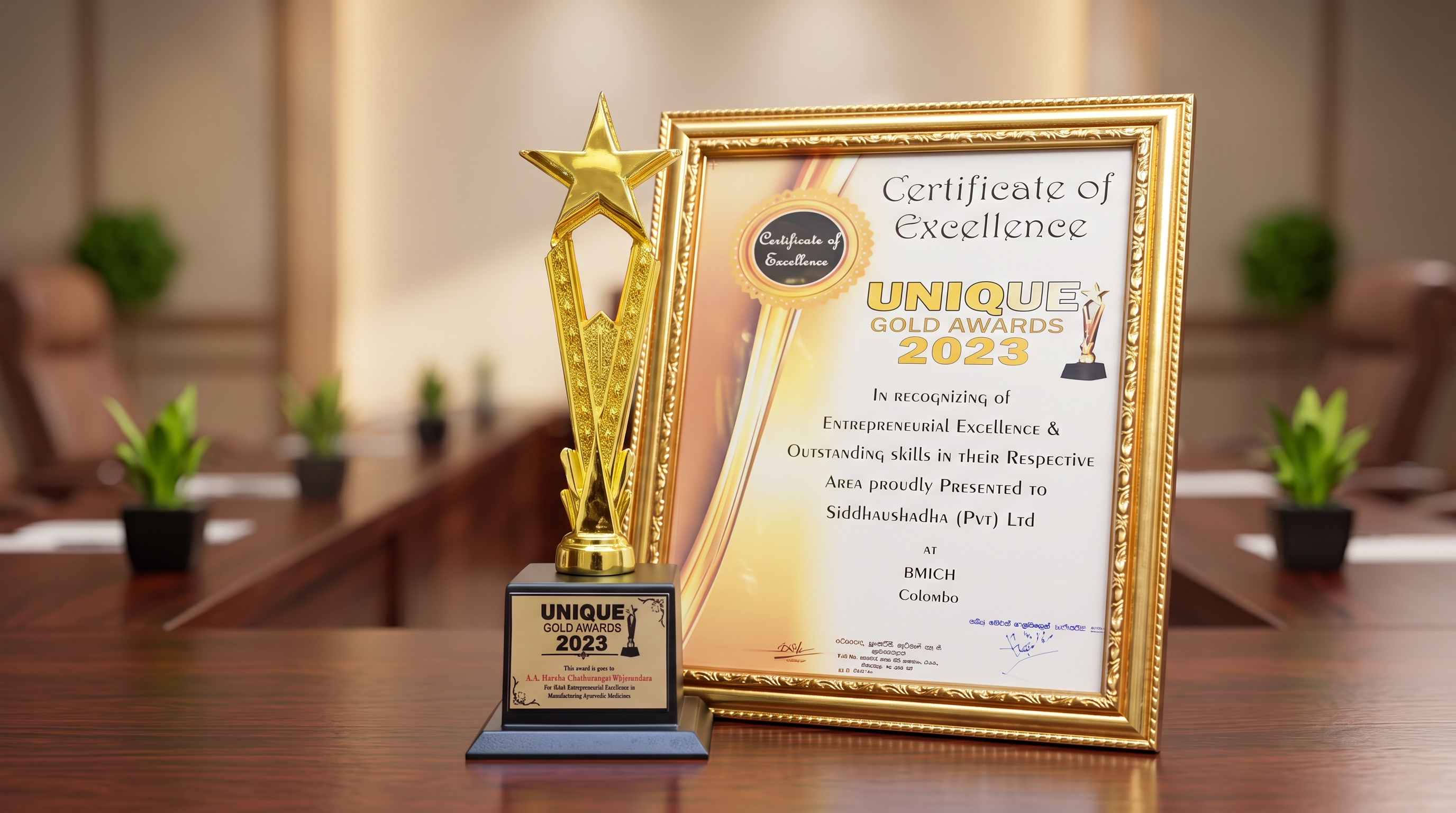 Unique Gold Award 2023